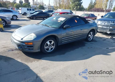 2003 Mitsubishi Eclipse Spyder Gs z USA, uszkodzony, nr VIN 4A3AE45G13E078441